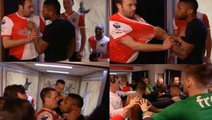VIDEO: Reprezentanti z PSV a Feyenoordu sa po šlágri pobili