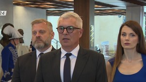 Tlačová beseda opozície k výzve prezidentovi Pellegrinimu