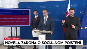 Tlačová beseda ministra Tomáša: Novela zákona o sociálnom poistení