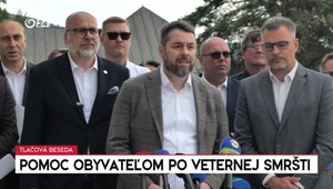Tlačová beseda: Pomoc obyvateľom po veternej smršti