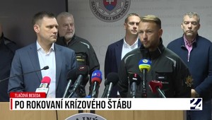 Tlačová beseda po rokovaní krízového štábu