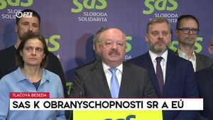 Tlačová beseda strany SaS k obranyschopnosti Slovenska a EÚ