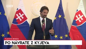 Tlačová beseda ministra obrany po návrate z Kyjeva