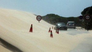 Španielska dedinka sa premenila na piesočnú krajinu