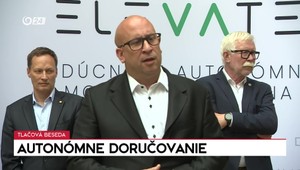 Tlačová beseda ministra dopravy Ráža: Autonómne doručovanie