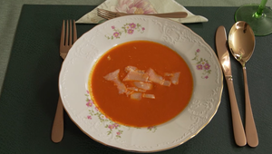 Polievka: Spriatelená zelenina