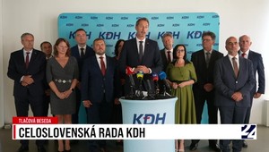 Tlačová beseda strany KDH po republikovej rade v Košiciach