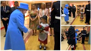 Bolestivé stretnutie s kráľovnou. Dievčatko dostalo poriadnu ranu