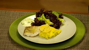 Filet zo zubáča so zemiakovým pyré