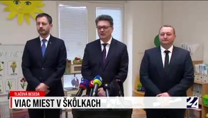 Heger a Horecký: Viac miest v škôlkach aj vďaka Plánu obnovy
