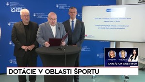Tlačová beseda k dotáciám v oblasti športu