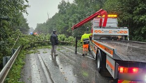 Ničivá búrka na severe Slovenska: Padali stromy a vypukla energetická kalamita