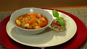 Orientálny guláš s čistozrnným chlebom