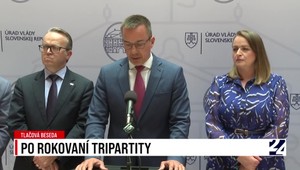 Tlačová beseda po rokovaní tripartity