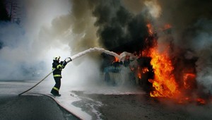 Na Donovaloch zhorel autobus do tla, ohrozoval cestujúcich