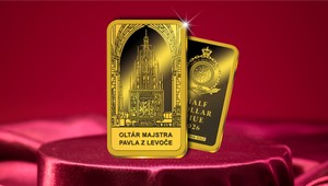 Tehlička z rýdzeho zlata za mimoriadnu cenu 39,99 €