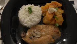 Hlavné jedlo: Kuracie na hríboch