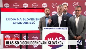 Tlačová beseda strany Hlas o chudobe