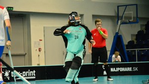 Florbalový brankár Klobučník predstavil parádnu masku