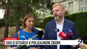 Tlačová beseda strany SaS o situácii v policajnom zbore