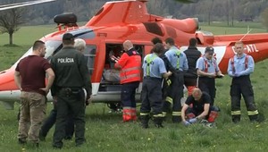 Pavla pri Kežmarku zavalil podomácky vyrobený traktor, zasahoval vrtuľník