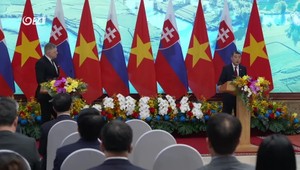 Tlačová beseda po rokovaní premiérov Slovenska a Vietnamu