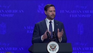 Tlačová beseda amerického viceprezidenta J.D. Vancea a maďarského premiéra Viktora Orbána