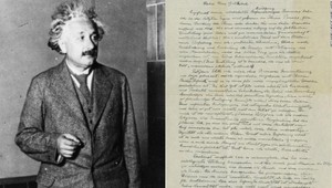 Einsteinov list o Bohu môže byť váš