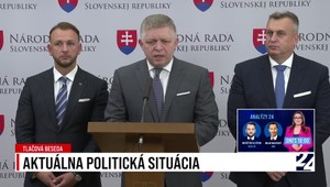 Tlačová beseda lídrov koaličných strán o politickej situácií