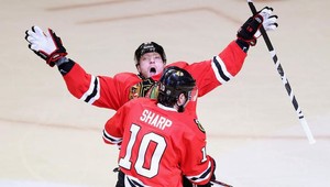 VIDEO. Marián Hossa (34) strelil stý gól v drese Chicaga