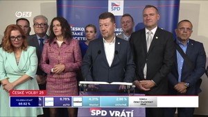 Tlačová beseda: Predseda SPD Tomio Okamura po českých voľbých