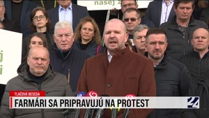 Tlačová beseda farmárov pred pripravovaným protestom