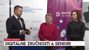 Tlačová beseda Samuela Migaľa o digitálnych zručnostiach seniorov