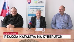 Tlačová beseda o reakcii katastra na kyber útok