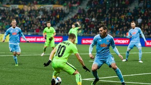 V šlágri pod Dubňom zdolala Žilina Slovan Bratislava