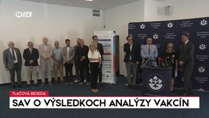 Tlačová beseda SAV o výsledkoch analýzy vakcín
