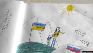 Muž z Ruska väznený za protivojnovú kresbu dcéry utiekol spolu s ňou do Francúzska