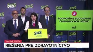 Tlačová beseda strany SaS: Riešenia pre zdravotníctvo