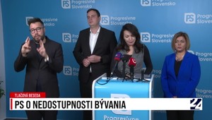 Tlačová beseda strany PS o nedostupnosti bývania