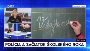 Štúdio 24: Polícia a začiatok školského roka