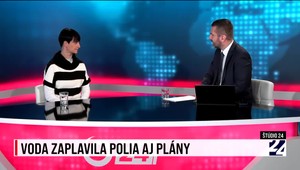 Štúdio 24: Zaplavené polia a škody