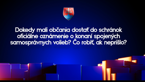 Oznámenie o voľbách v schránke: Čo v ňom nájdete a kde budete voliť?