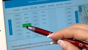 Jozef sa chcel elektronicky objednať u lekára. V Prešove je v štátnom systéme zaregistrovaný len jeden