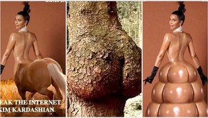 Nahý zadok Kim Kardashian (34) sa stal terčom posmechu!