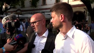 Tlačová beseda strán PS a SaS k protestom