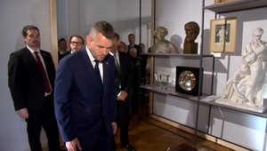 Výstavu k 100. výročiu vzniku Československa ocenil Kiska, Pellegrini i Babiš na jednom pódiu