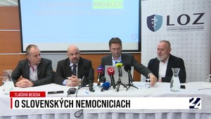 Tlačová beseda LOZ o slovenských nemocniciach