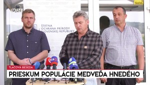 Tlačová beseda: Prieskum populácie medveďa hnedého
