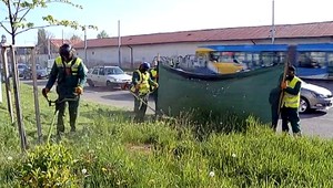 Kosci v Košiciach chránia autá plachtou, pred poškodením