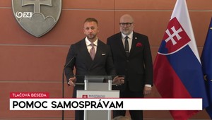 Tlačová beseda ministra Eštoka o pomoci samosprávam